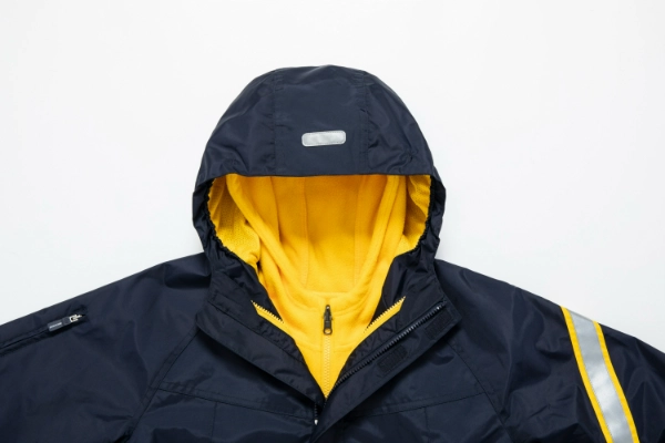 British Academy Detachable Jacket-Navy Blue/ Yellow