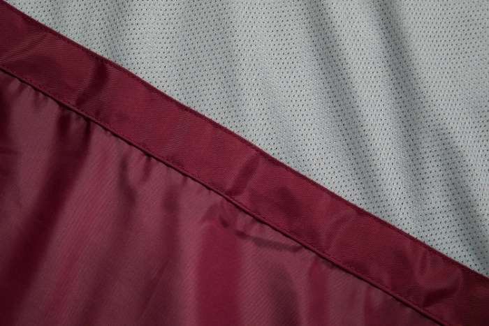 British Academy Detachable Jacket-Wine Red/Grey