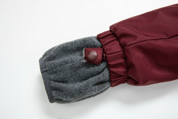 British Academy Detachable Jacket-Wine Red/Grey