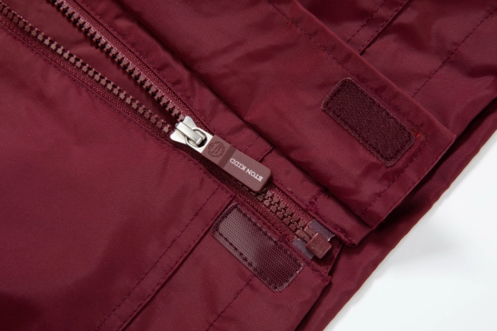 British Academy Detachable Jacket-Wine Red/Grey
