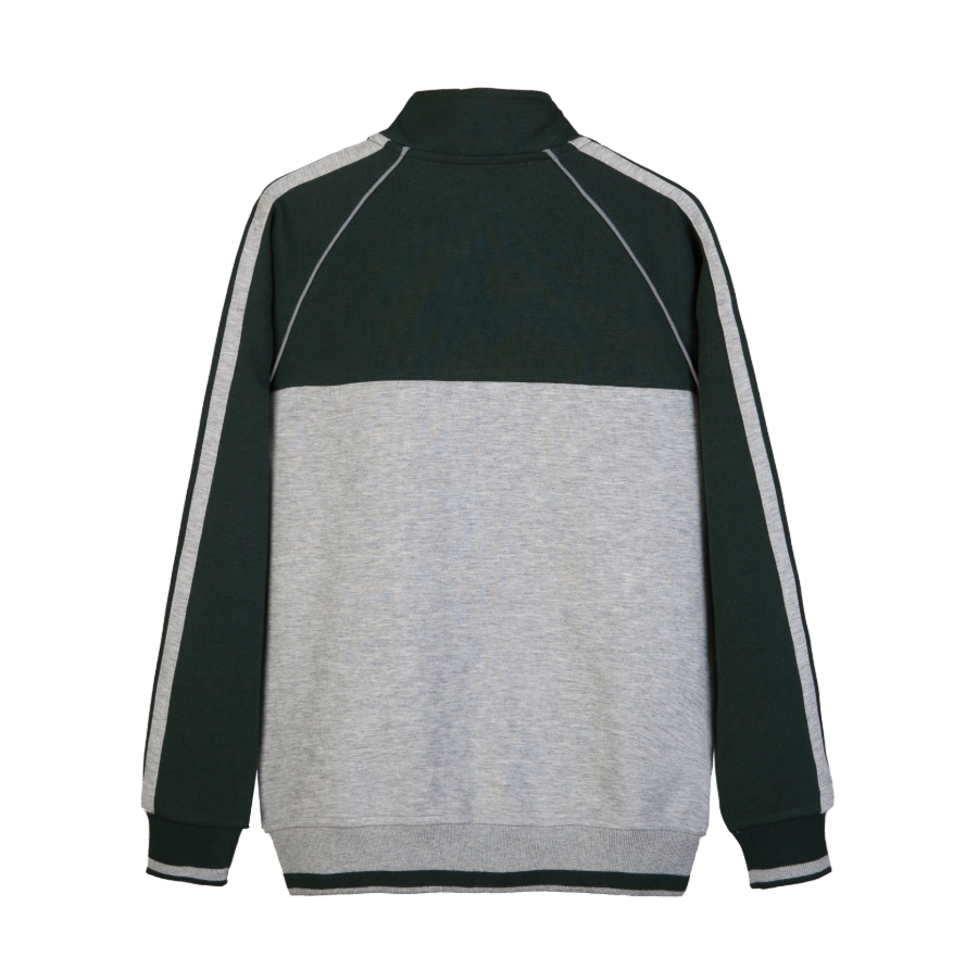 British Collegiate Sport Set-Dark Green / Light Heather Grey