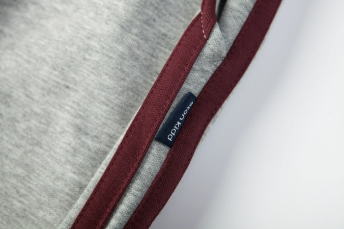 British Collegiate Sport Set-Dark Red / Light Heather Grey