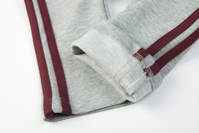 British Collegiate Sport Set-Dark Red / Light Heather Grey