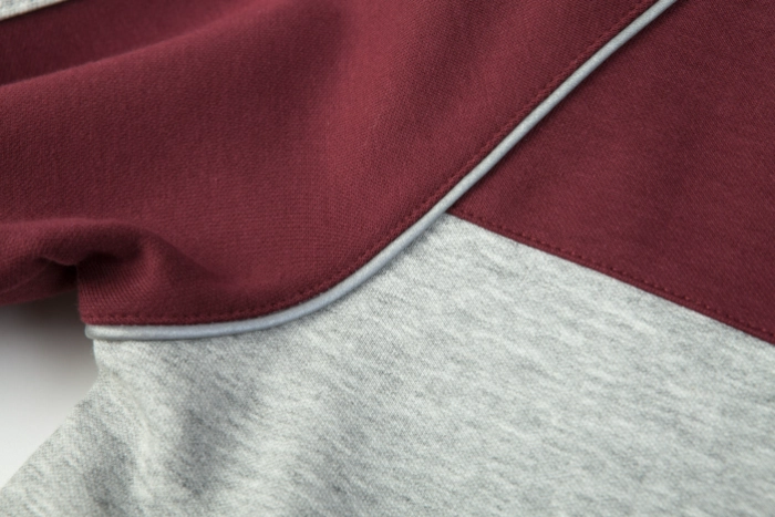 British Collegiate Sport Set-Dark Red / Light Heather Grey