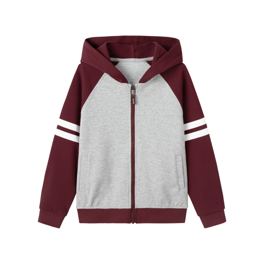 British Collegiate Sportswear-Light Gray & Maroon