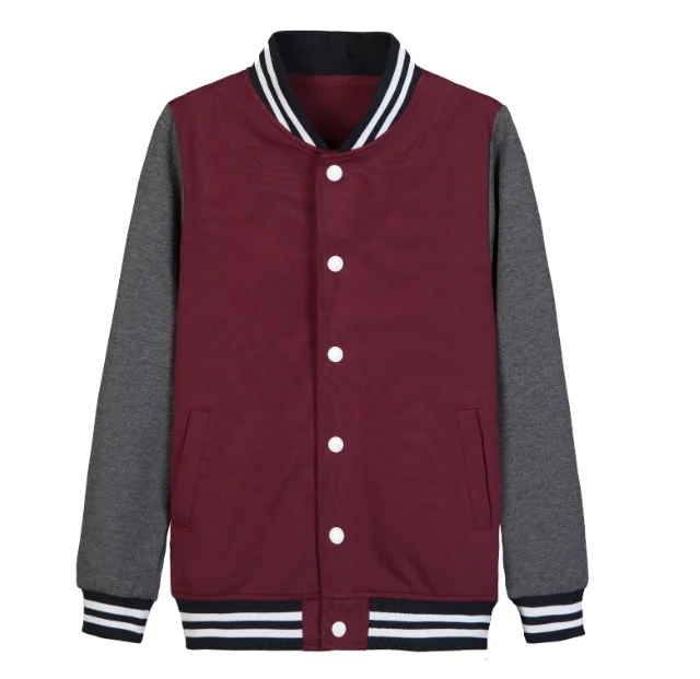 British Preppy Sports Set-Maroon & Dark Gray