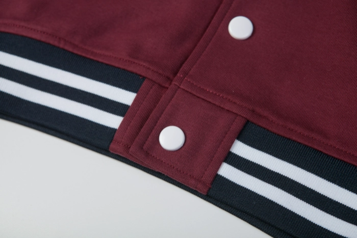 British Preppy Sports Set-Maroon & Dark Gray