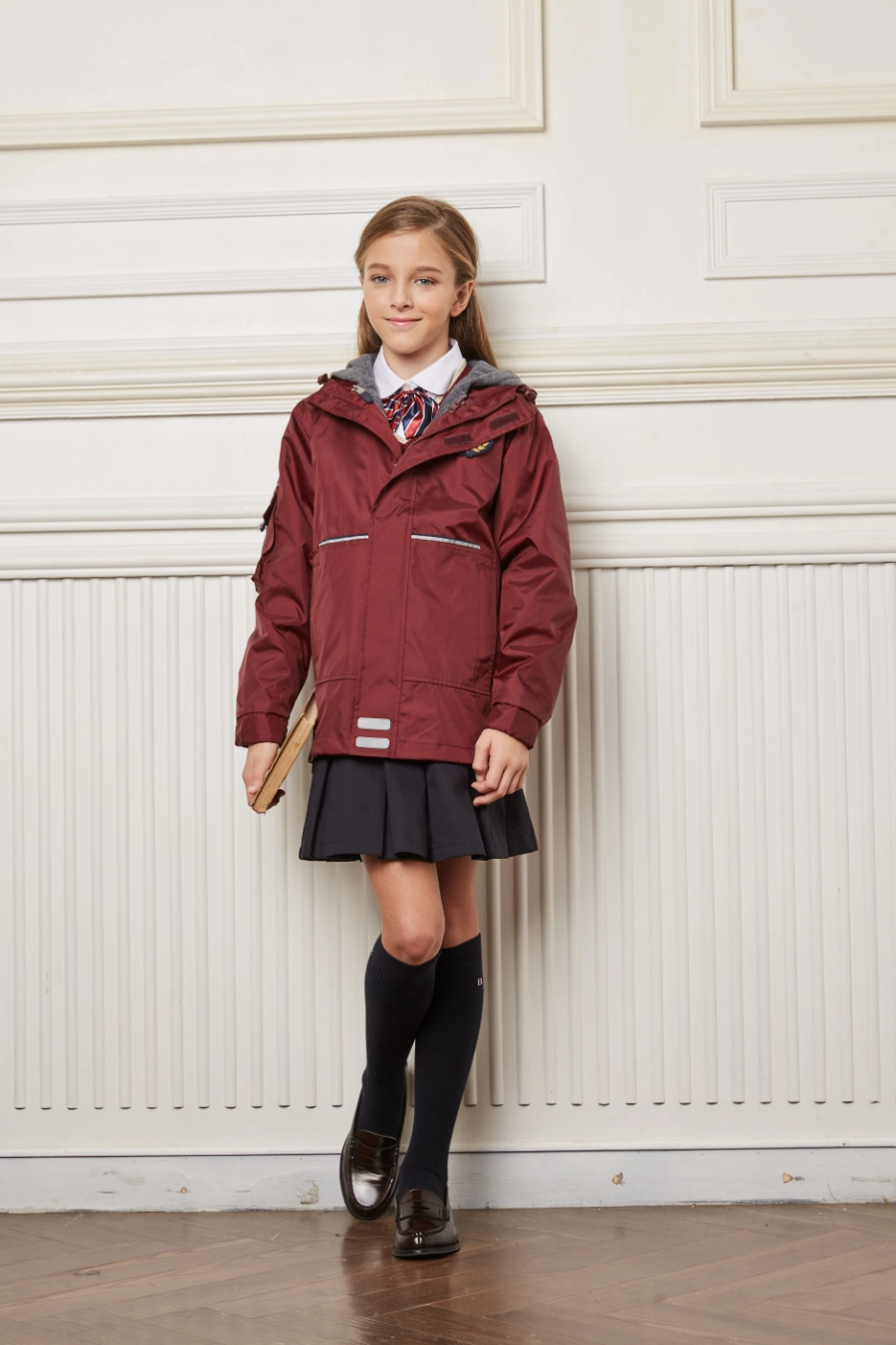 Campus-Inspired Multi-Functional Cold-Weather Jacket