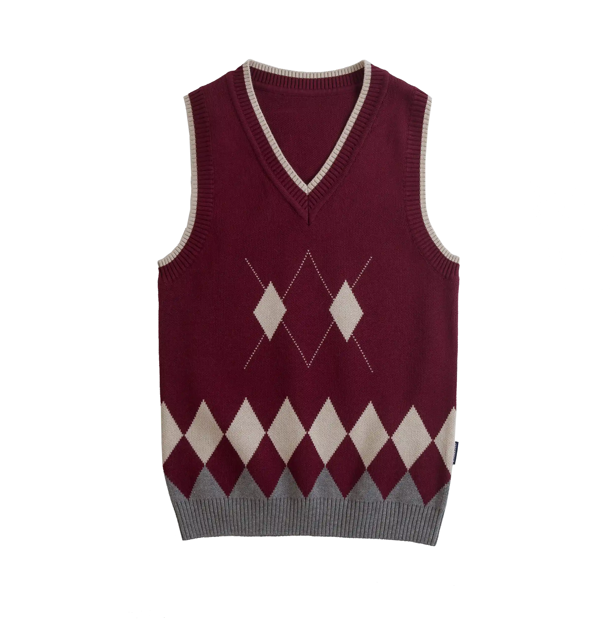Collegiate Argyle Vest