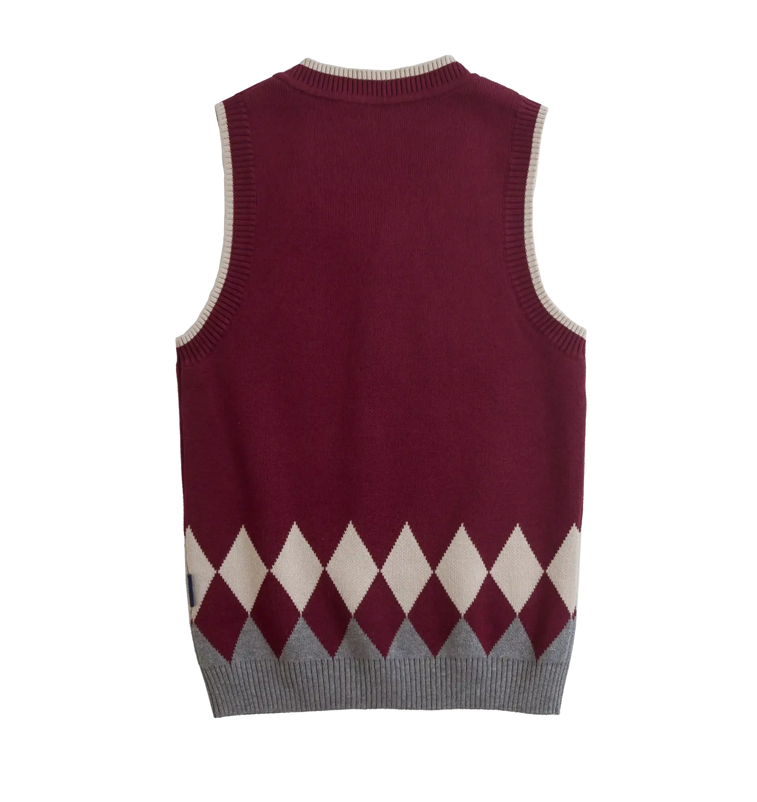 Collegiate Argyle Vest