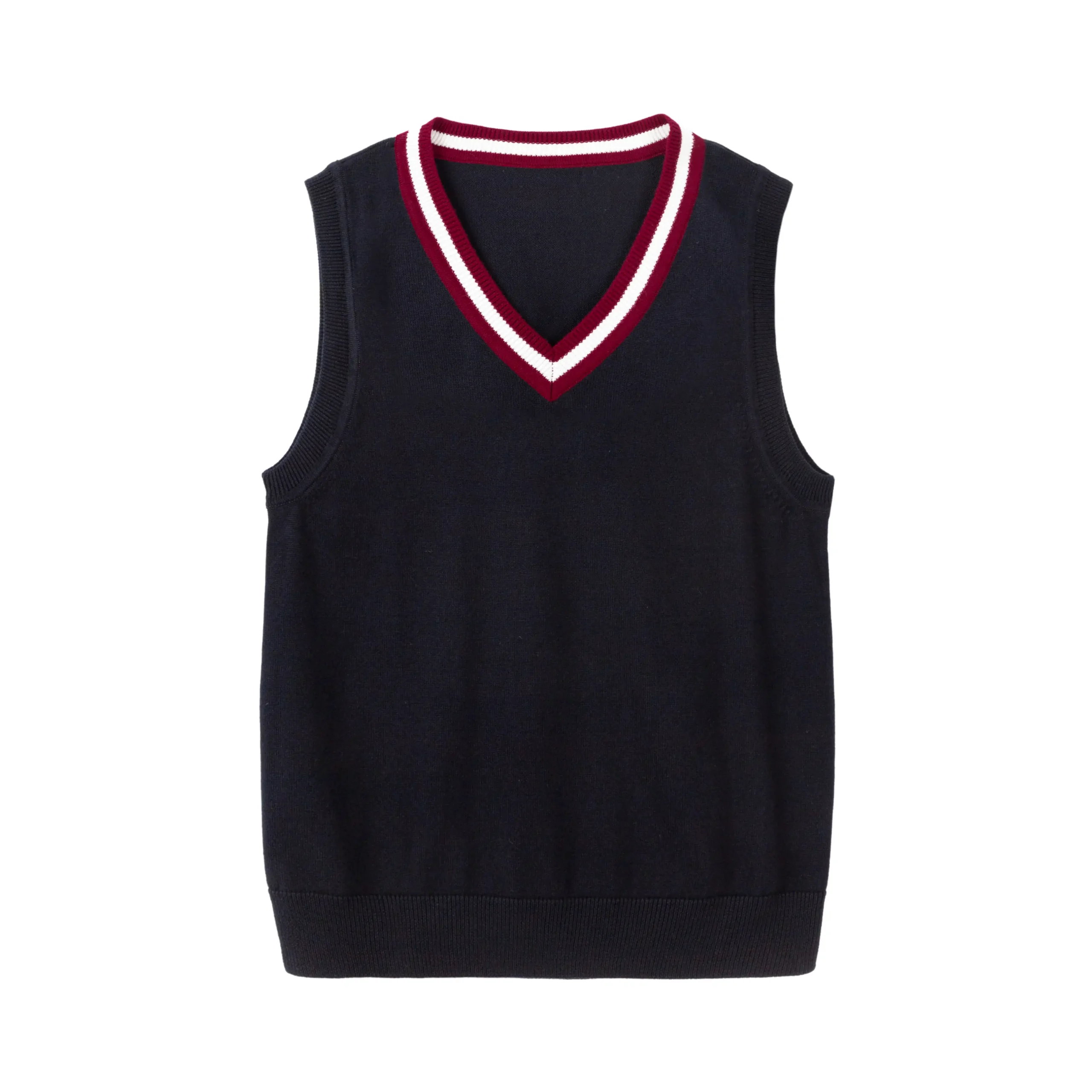 Preppy Cotton Sweater Vest