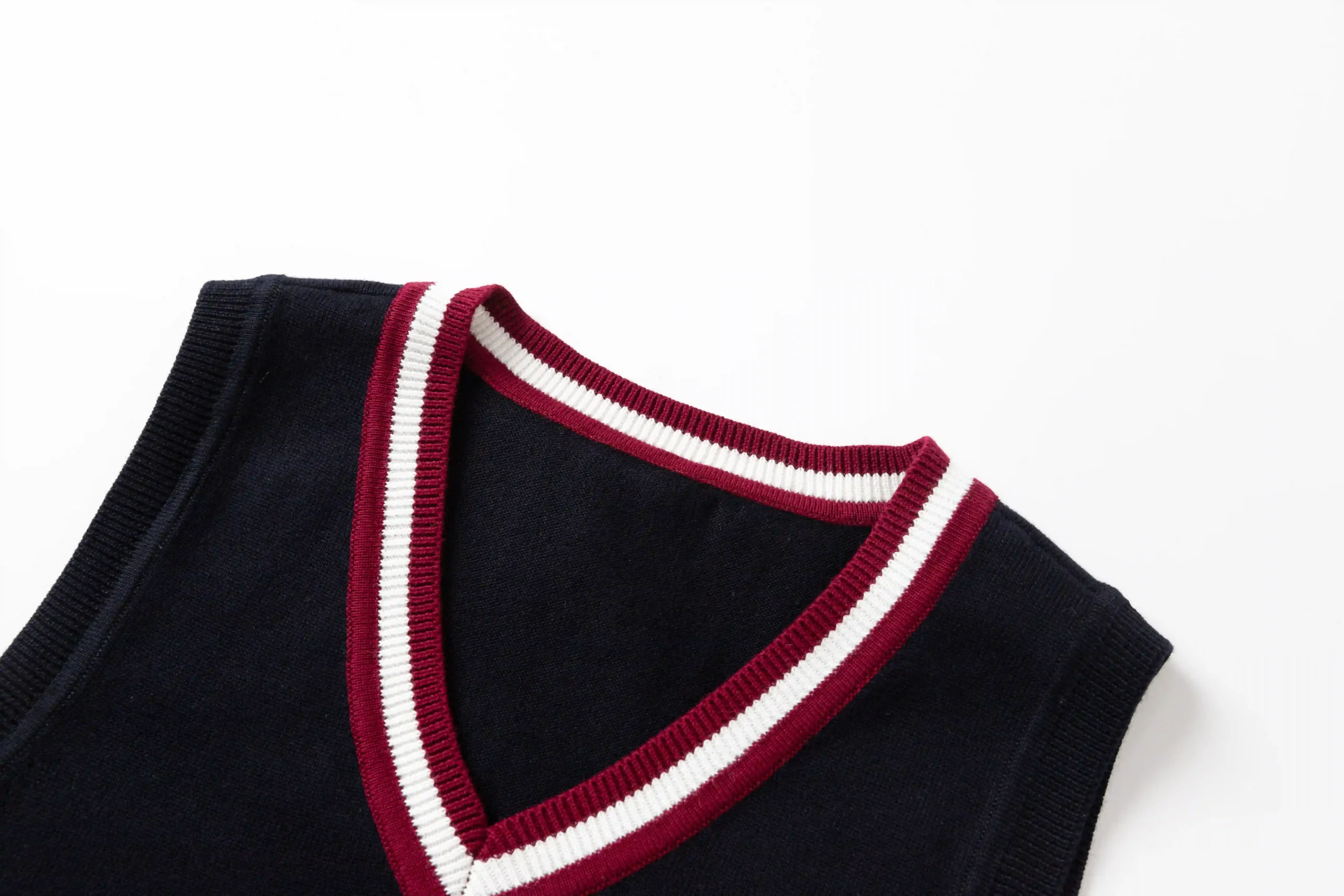 Preppy Cotton Sweater Vest